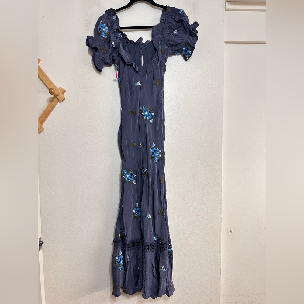 Free People Bali Santa Cruz Ruffle Dress, Medium - Picture 6 of 11
